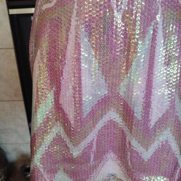 Decree Large Sequins Skirt....or Top!! Gorgeous!! - Picture 3 of 11